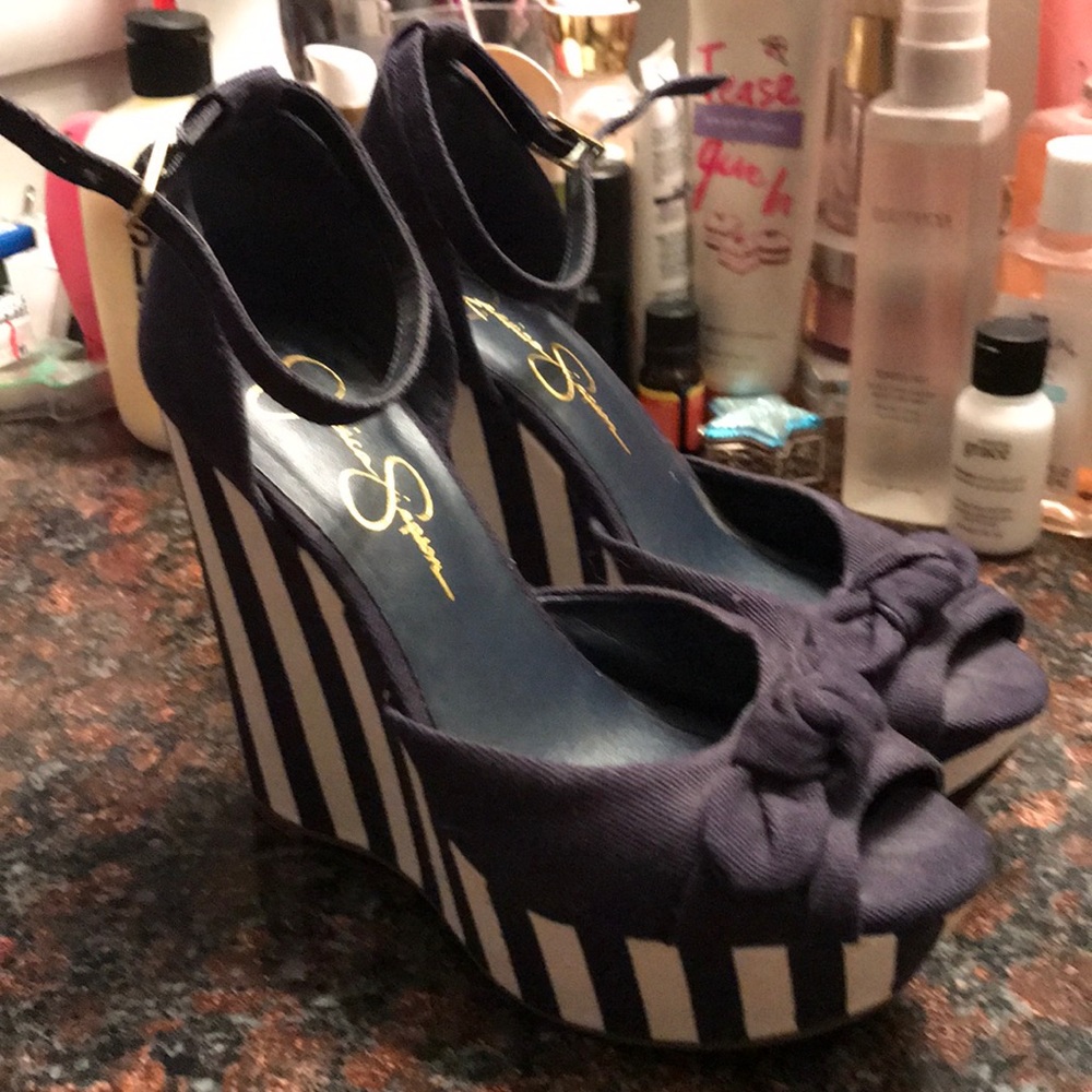 Jessica Simpson wedges